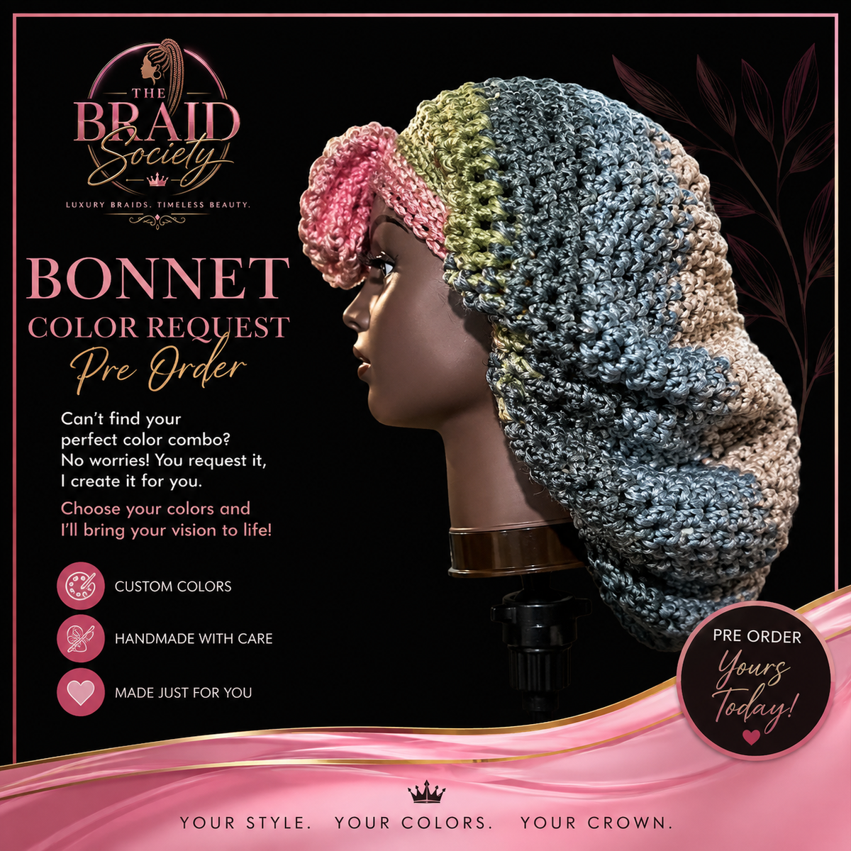 Bonnet Color Request ( Pre Order)