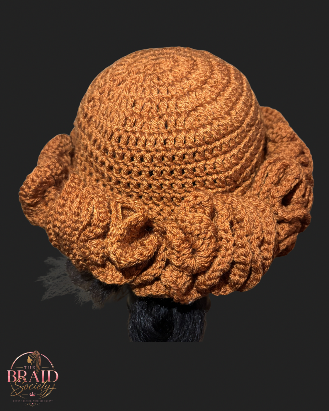 Cinnamon Ruffle Hat