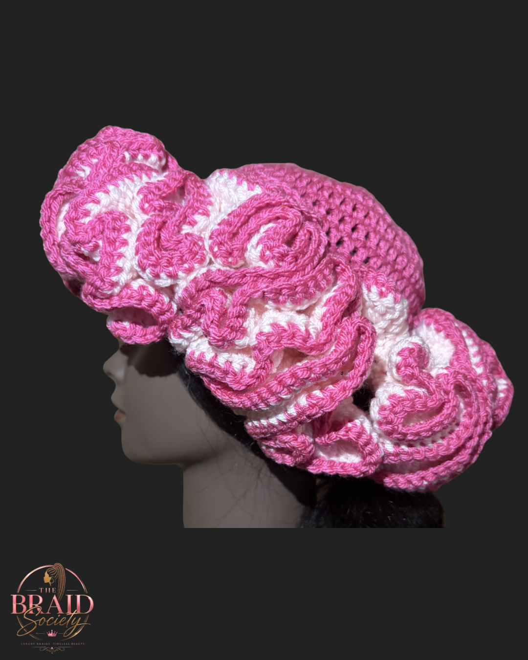Shades Of Pink Ruffle Hat