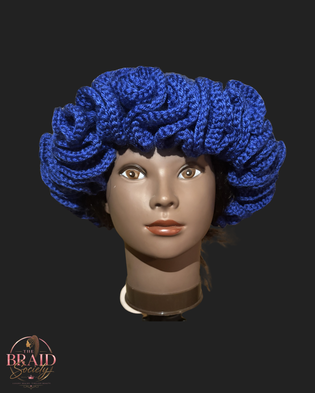 Royal Blue Ruffle Hat